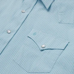 Stetson Geo Western Shirt Blue Best