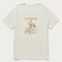 Stetson Giddy Up Graphic Tee White