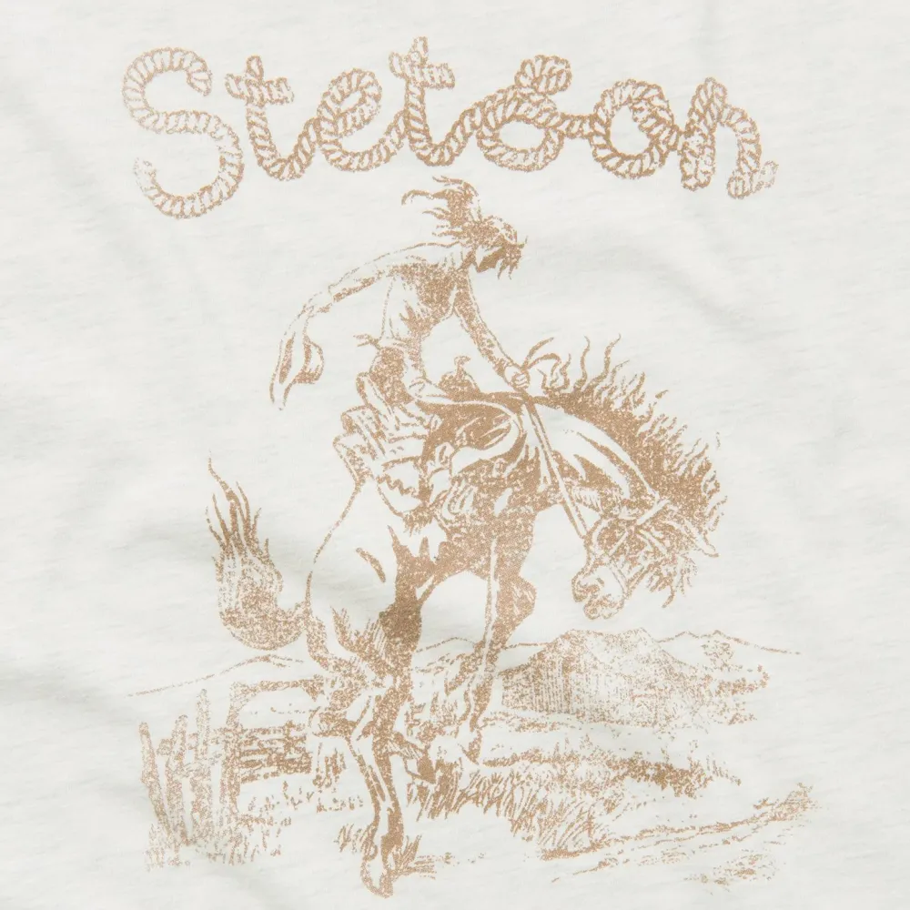 Stetson Giddy Up Graphic Tee White