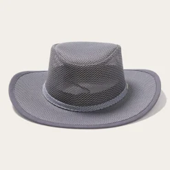 Stetson Grand Canyon Mesh Safari Hat Charcoal New