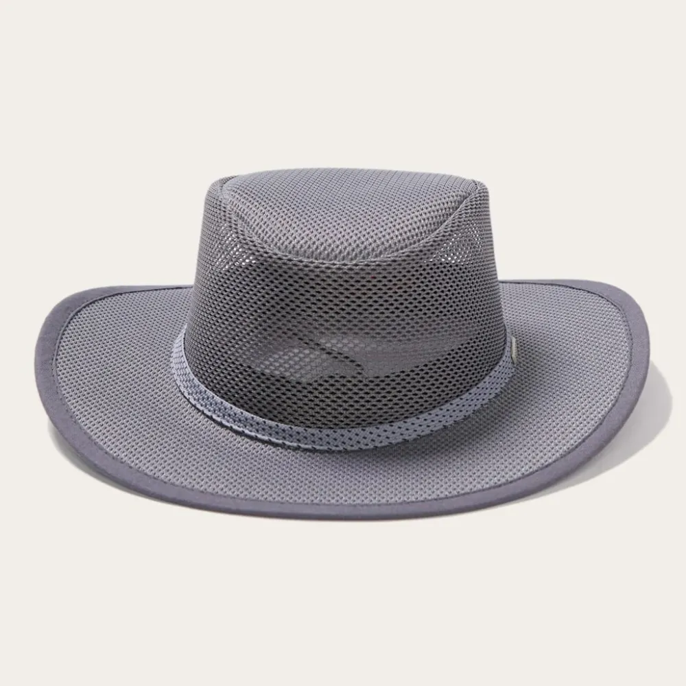 Stetson Grand Canyon Mesh Safari Hat Charcoal New