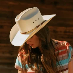 Stetson Grant 10X Straw Cowboy Hat Natural New