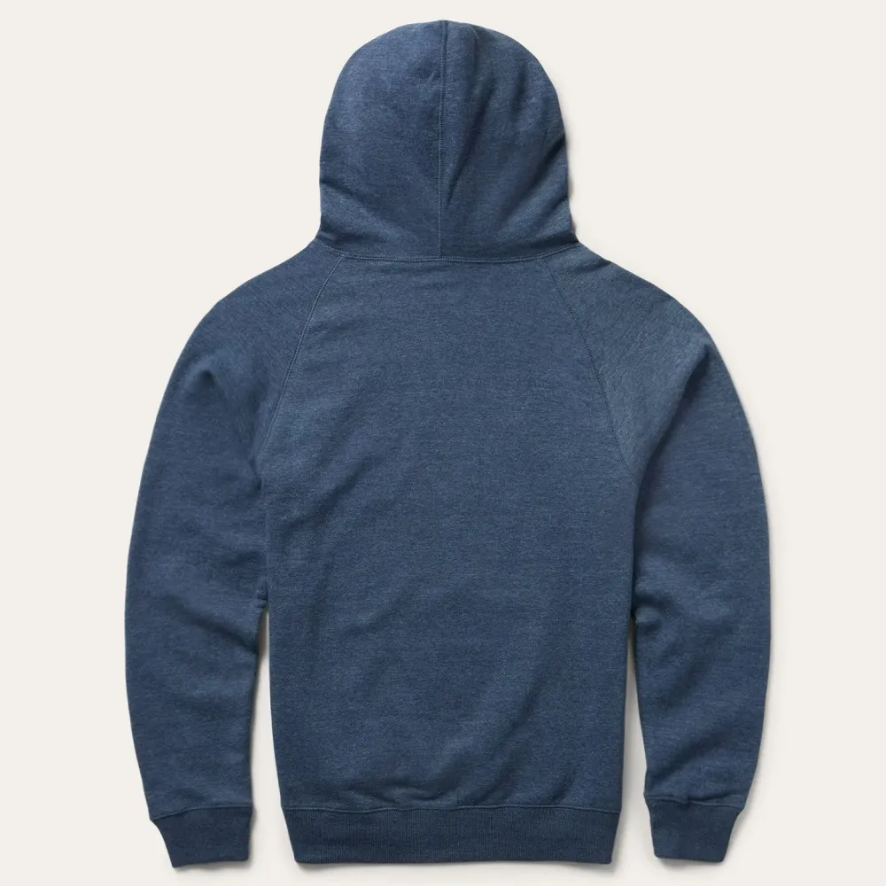 Stetson Great Outdoors Hooded Sweatshirt Blue Clearance