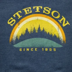 Stetson Great Outdoors Hooded Sweatshirt Blue Clearance