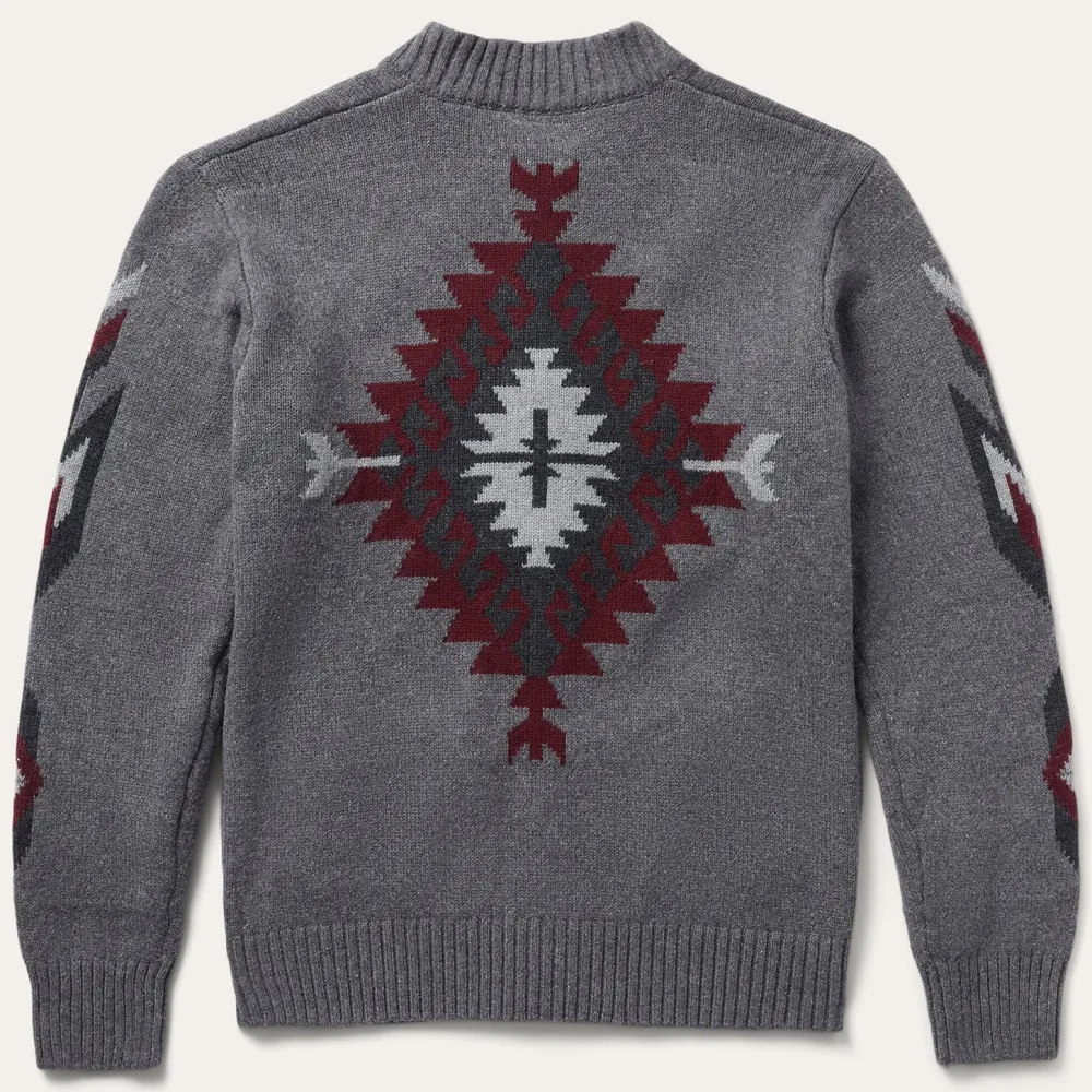Stetson Aztec Cardigan Grey New
