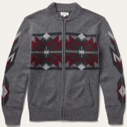 Stetson Aztec Cardigan Grey Discount