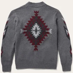 Stetson Aztec Cardigan Grey Discount