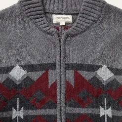 Stetson Aztec Cardigan Grey Discount