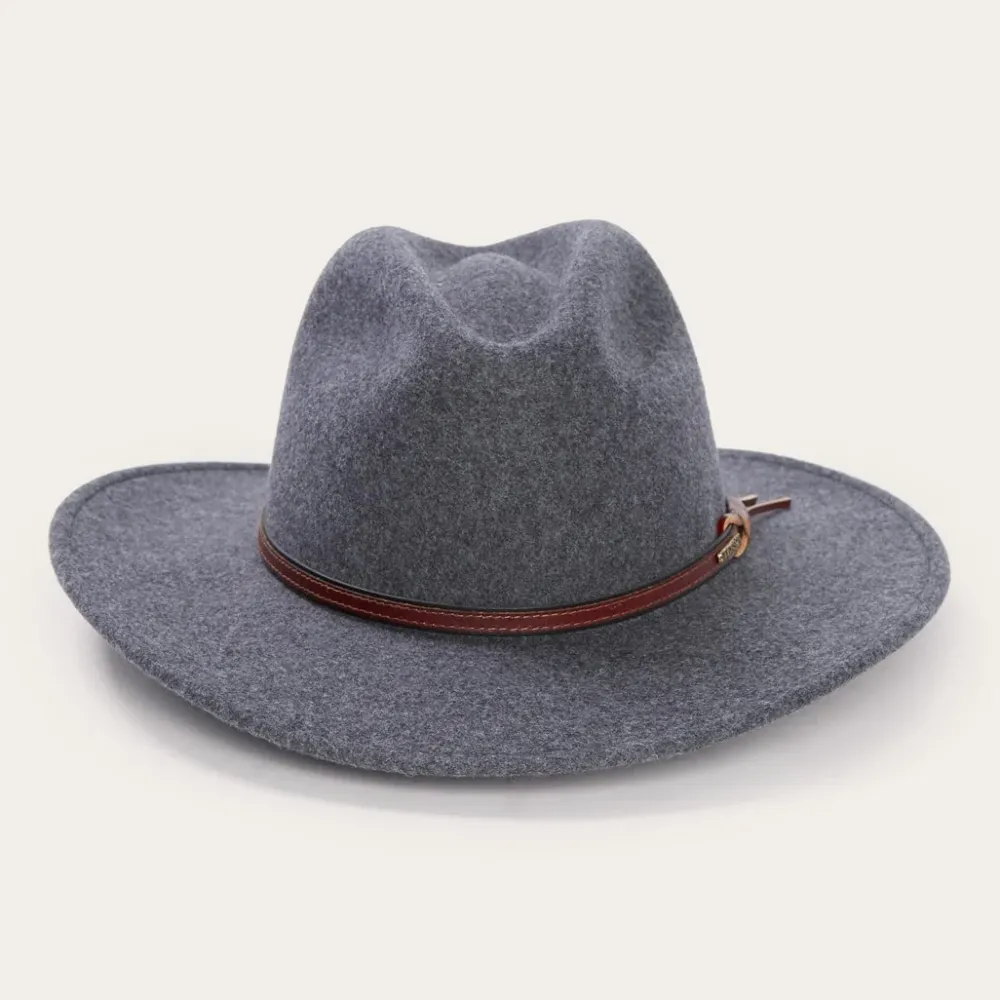 Stetson Grey Bull Outdoor Hat Grey Mix Discount