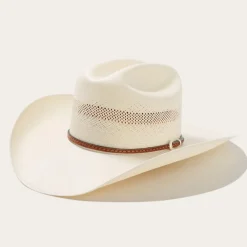 Stetson Griffin 100X Straw Cowboy Hat Natural Best
