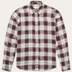 Stetson Harvest Plaid Blouse Brown Outlet