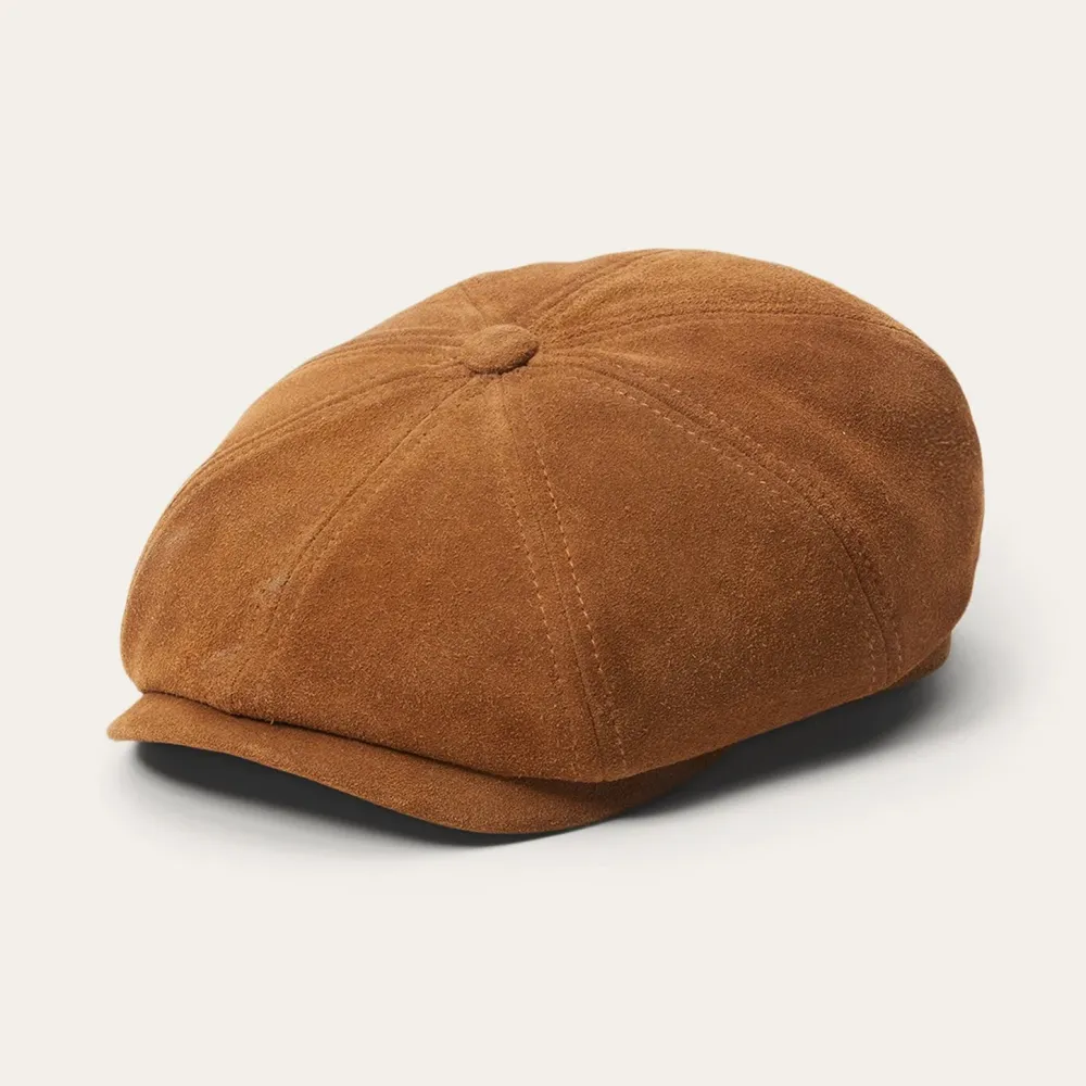 Stetson Hatteras Calf Split Brown New