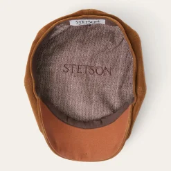 Stetson Hatteras Calf Split Brown New