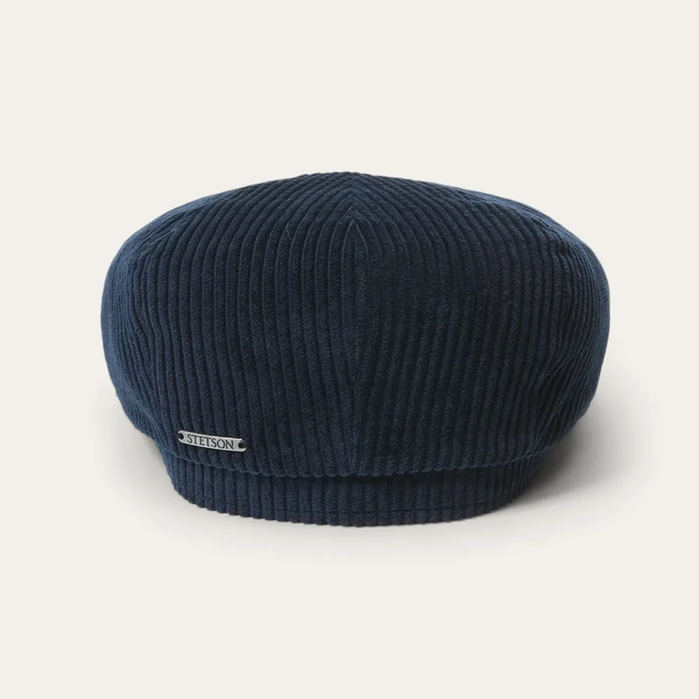 Stetson Hatteras Cord Navy Clearance