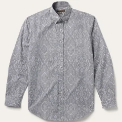 Stetson Highland Paisley Button-Front Shirt Grey Best