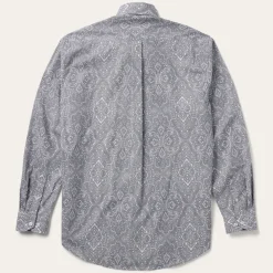 Stetson Highland Paisley Button-Front Shirt Grey Best