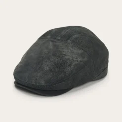 Stetson Hood Weathered Leather Ivy Cap Black Sale