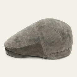 Stetson Hood Weathered Leather Ivy Cap Chocolate Outlet