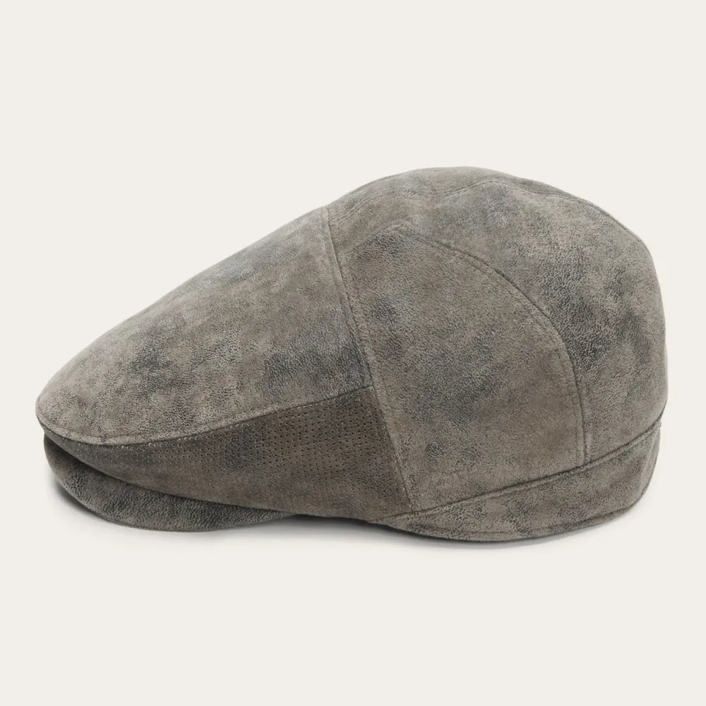 Stetson Hood Weathered Leather Ivy Cap Chocolate Outlet