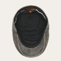 Stetson Hood Weathered Leather Ivy Cap Chocolate Outlet