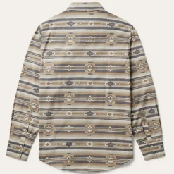 Stetson Horizontal Aztec Print Western Shirt Brown Sale