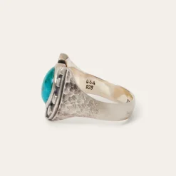 Stetson Horseshoe Ring with Turquoise Sale