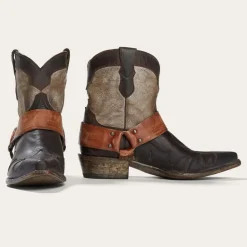 Stetson Jade Harness Ankle Boot Brown
