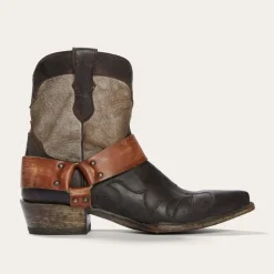 Stetson Jade Harness Ankle Boot Brown Outlet