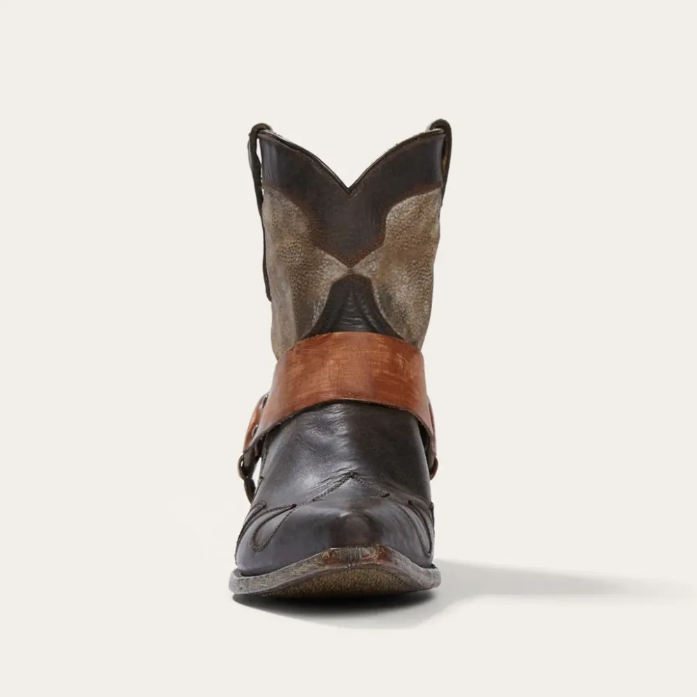 Stetson Jade Harness Ankle Boot Brown Outlet