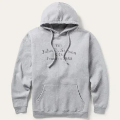 Stetson John B. Co. Hooded Sweatshirt Grey Outlet