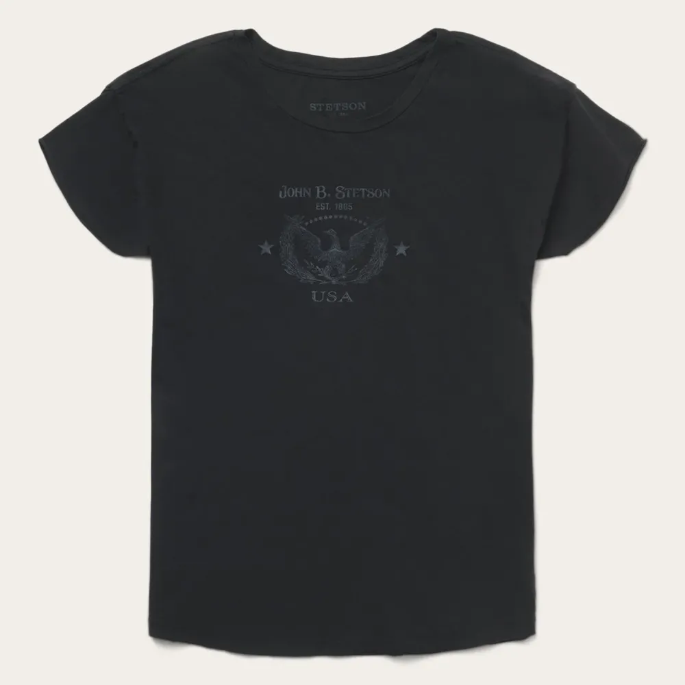 Stetson John B. Eagle Graphic Tee Black Hot
