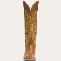 Stetson Jules Hand Tooled Leather Boot Brown Sale