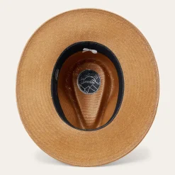 Stetson Juno Shantung Straw Fedora Sand Online
