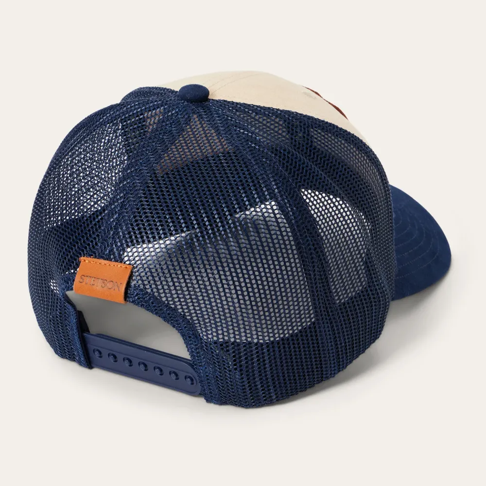 Stetson Arrowhead Patch Trucker Cap Khaki Discount