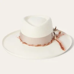Stetson Kings Row Shantung Straw Fedora Natural Discount