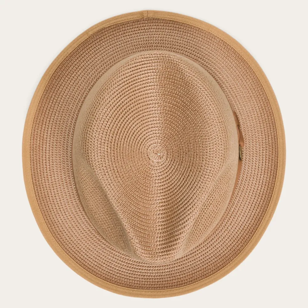 Stetson Latte Milan Fedora Cognac Outlet