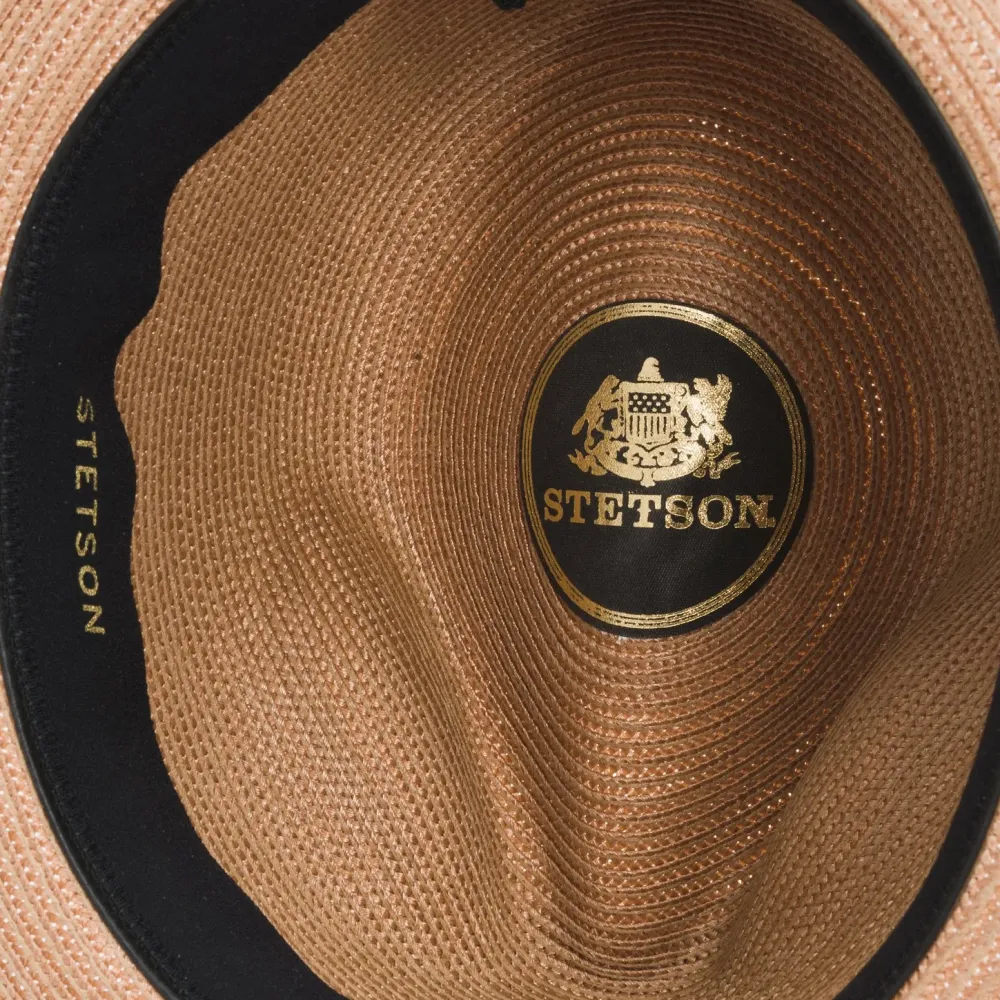 Stetson Latte Milan Fedora Cognac Outlet