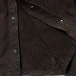 Stetson Leather Western Shirt Jacket Brown Sale