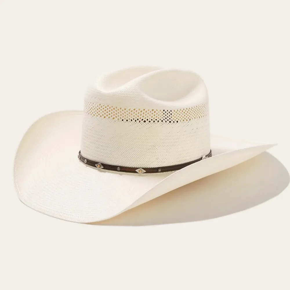 Stetson Lobo 10X Straw Cowboy Hat Natural Outlet