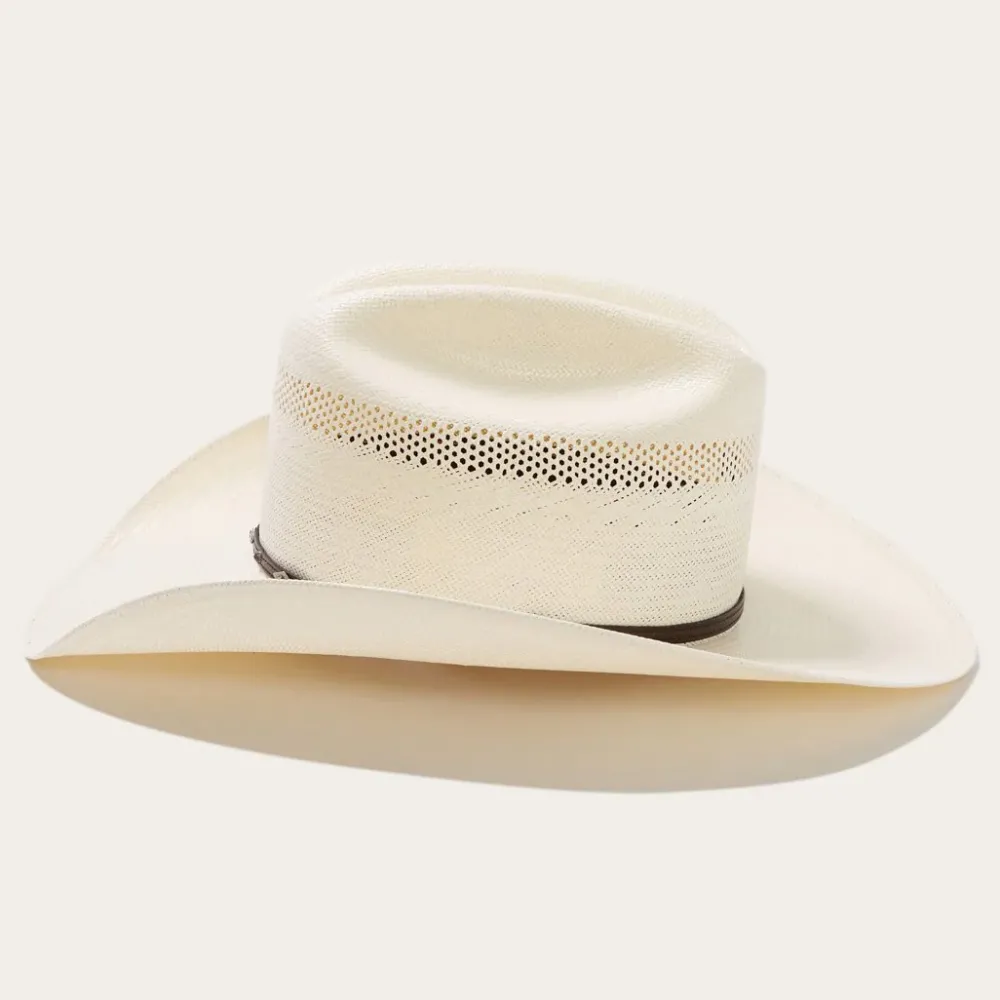 Stetson Lobo 10X Straw Cowboy Hat Natural Outlet