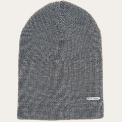 Stetson Long Wool Beanie Grey Outlet