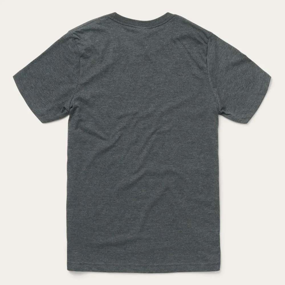 Stetson Longhorn Graphic Tee Grey Sale