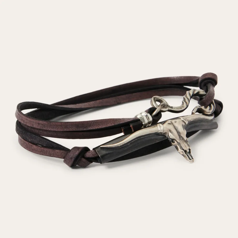 Stetson Longhorn Wrap Bracelet Hot