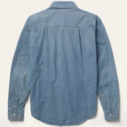 Stetson Long-Sleeved Denim Shirt Blue Online
