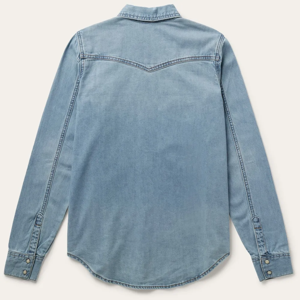 Stetson Loose Fit Denim Shirt Blue Best