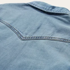 Stetson Loose Fit Denim Shirt Blue Best
