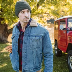 Stetson Merino Wool Beanie Tanne Outlet