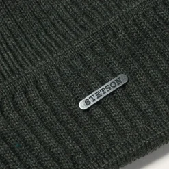 Stetson Merino Wool Beanie Tanne Outlet