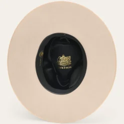 Stetson Midtown Wide Flat Brim Hat Black Discount