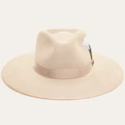 Stetson Midtown Wide Flat Brim Hat Black Sale